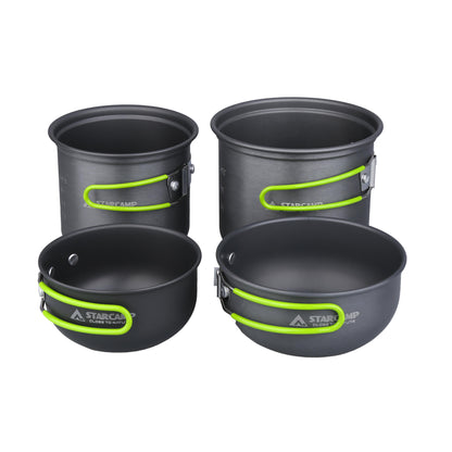 Camping Kogesæt i Aluminium – HX-CK03 | Letvægts Udendørs Grydesæt fra KokoonX