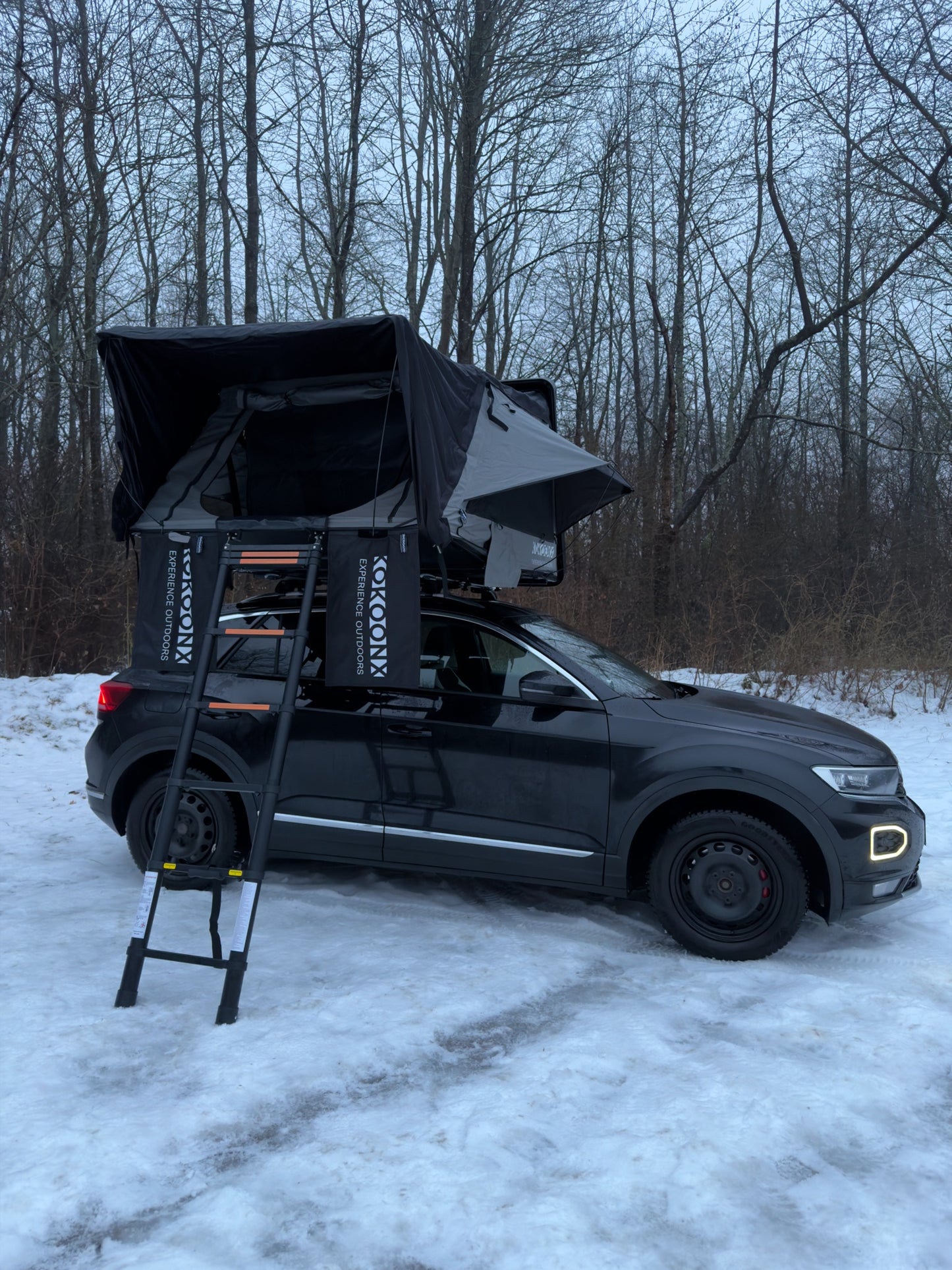 Tagtelt til Bil – KokoonX Oasis Premium Roof Top Tent | Hard Shell RTT